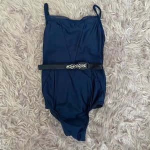 Suffolk navy leotard